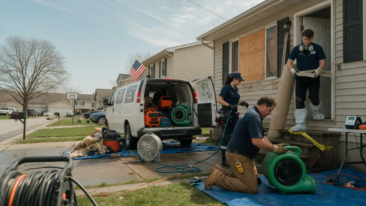 Water Damage Restoration in Virginia, IL near me